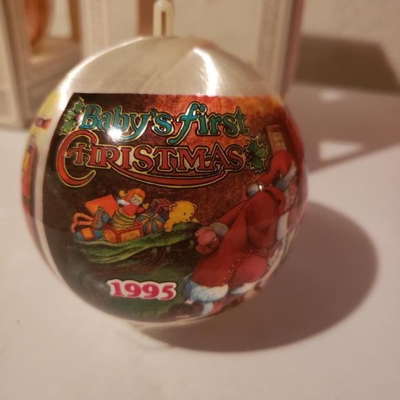 Vintage Christmas Satin Tree Ornaments Lot of 6 - Picture 5 of 8